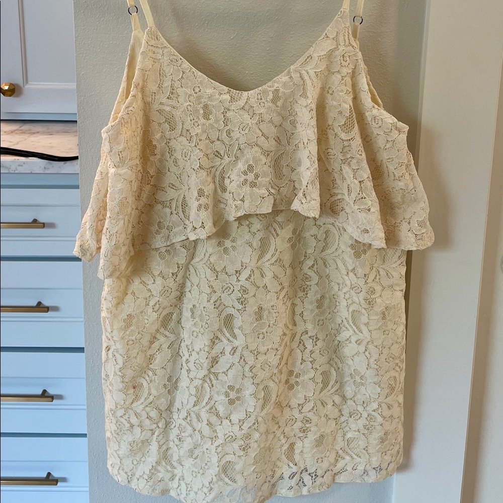 Ivory Lace Dress